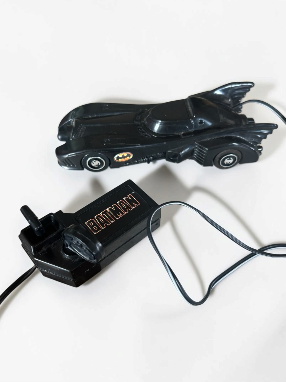 1989 Toy Biz Batman Batmobile Remote Control Car DC Comics For Parts